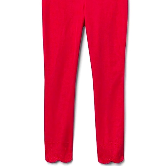 Gap Red Ankle Pants - Picture 3 of 6